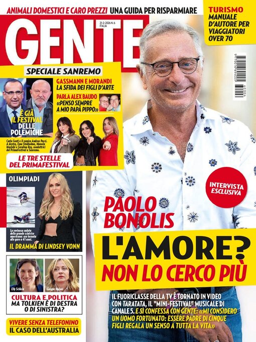 Title details for Gente by Hearst Magazines Italia spa - Available